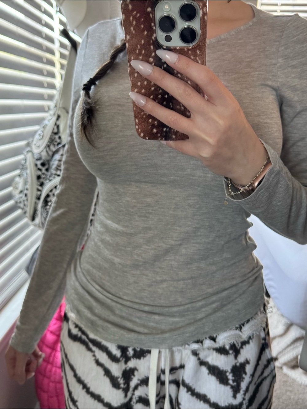 Tezenis boatneck long sleeve cashmere blend top - Picture 5 of 6